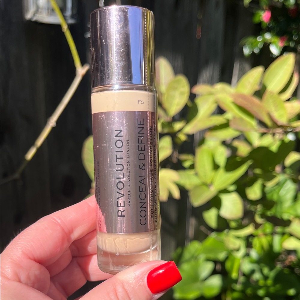 Revolution Conceal & Define full coverage foundation.